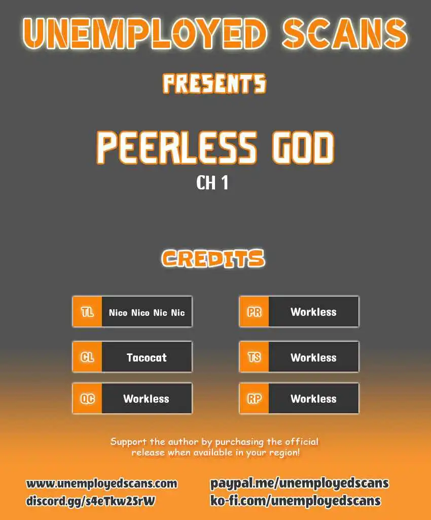 Peerless God Chapter 1 1